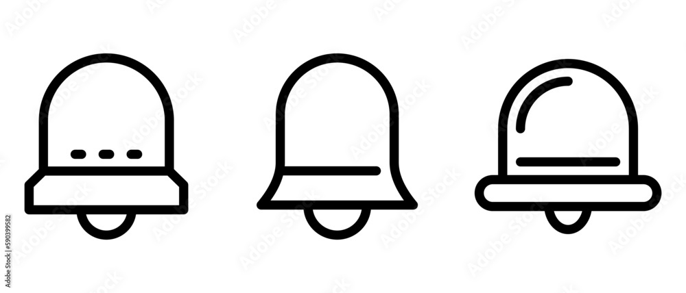 bell icon or logo isolated sign symbol vector illustration - high quality black style vector icons bell icon or logo isolated sign symbol vector illustration - high quality black style vector icons