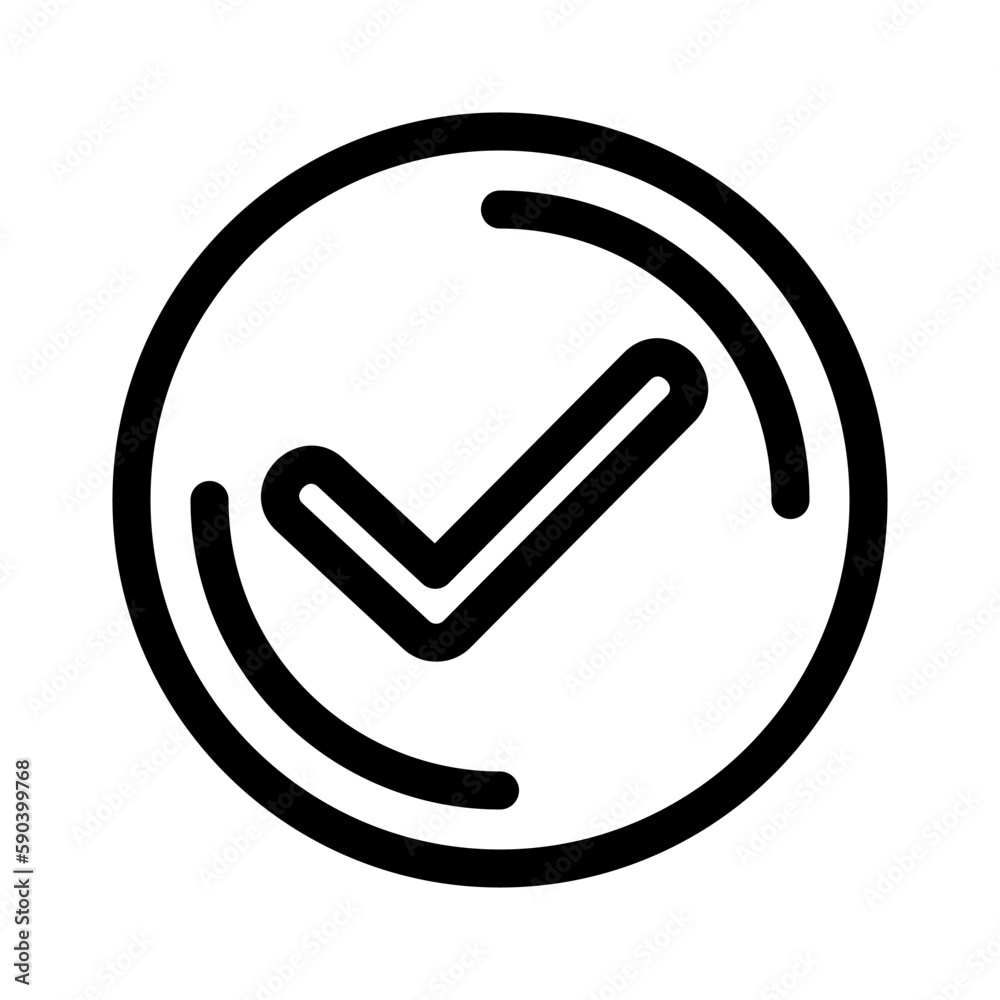 check icon or logo isolated sign symbol vector illustration - high quality black style vector icons check icon or logo isolated sign symbol vector illustration - high quality black style vector icons