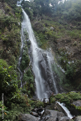benowo waterfall in Central Java Indonesia