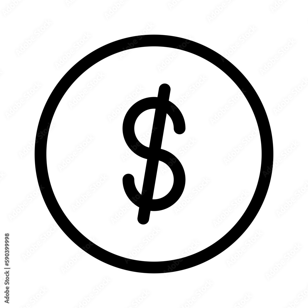 currency value icon or logo isolated sign symbol vector illustration - high quality black style vector icons