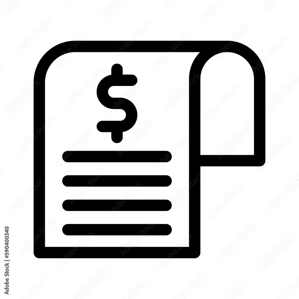 invoice icon or logo isolated sign symbol vector illustration - high quality black style vector icons invoice icon or logo isolated sign symbol vector illustration - high quality black style vector icons