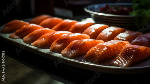 Fresh salmon to qualify as sashimi grade