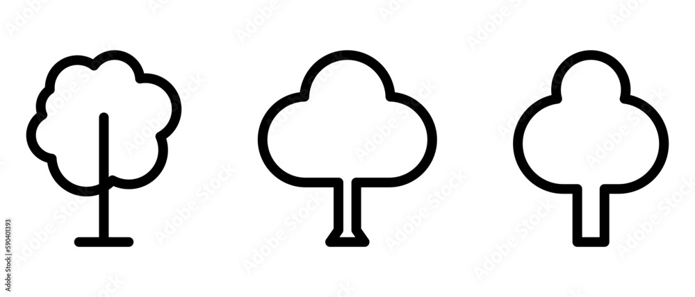 tree icon or logo isolated sign symbol vector illustration - high quality black style vector icons tree icon or logo isolated sign symbol vector illustration - high quality black style vector icons