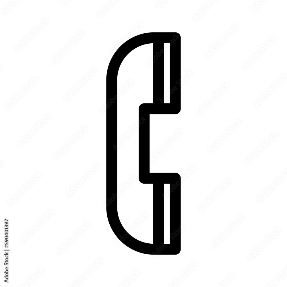 telephone icon or logo isolated sign symbol vector illustration - high quality black style vector icons telephone icon or logo isolated sign symbol vector illustration - high quality black style vector icons
