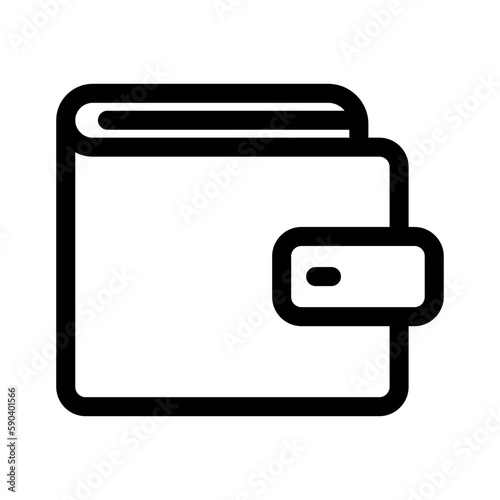 wallet icon or logo isolated sign symbol vector illustration - high quality black style vector icons