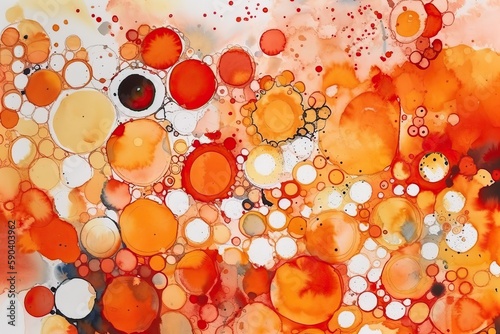abstract watercolor splash ...