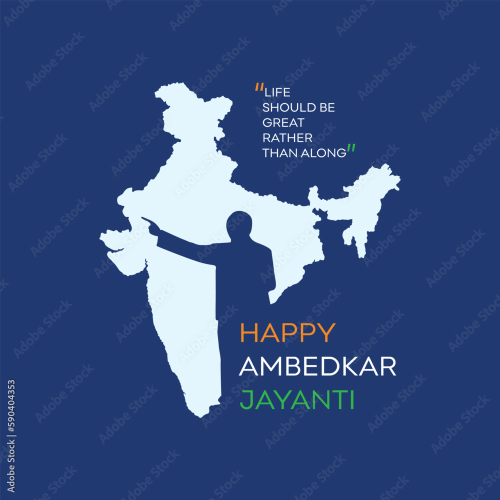 Happy Ambedkar Jayanti
Dr B R Ambedkar, Babasaheb, Indian Constituency, Celebrations Social Media Post Real estate Design Templates - obrazy, fototapety, plakaty 