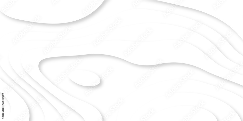 3d Abstract Luxury paper cut background, Abstract decoration, white pattern lines gradients, 3d Vector illustration, topographic canyon map light relief texture, curved layers. 3d Abstract Luxury paper cut background, Abstract decoration, white pattern lines gradients, 3d Vector illustration, topographic canyon map light relief texture, curved layers.