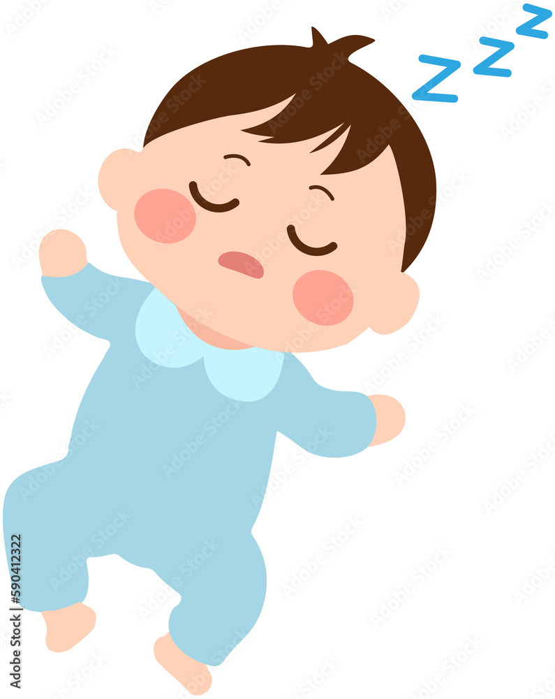 Sleeping baby boy lcon Sleeping baby boy lcon