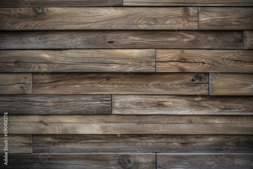 Wall with Wood Texture