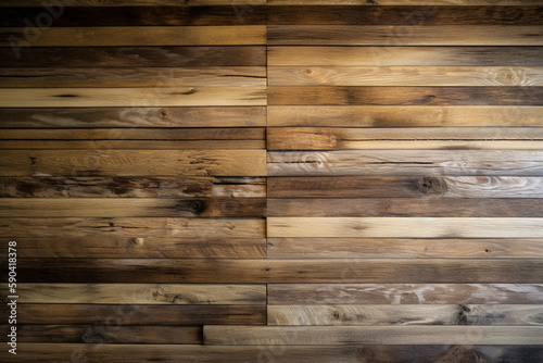 Wall with Wood Texture