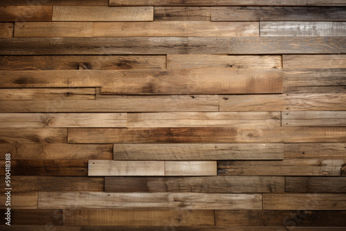 Wall with Wood Texture