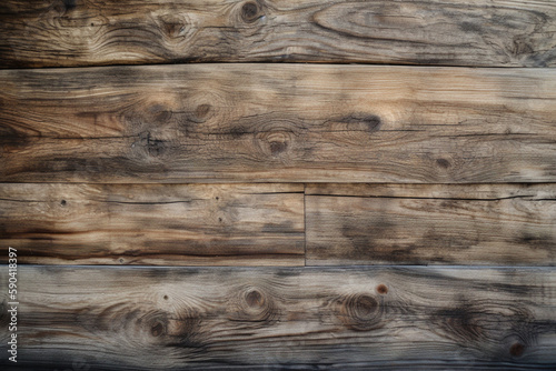 Wall with Wood Texture