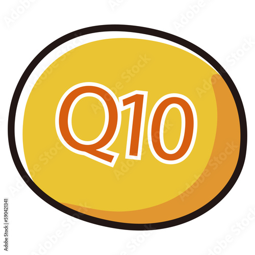 Q10のアイコンイラスト