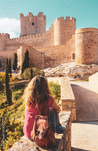 Atalaya castle, Villena Castle in Costa Blanca Alicante Spain photo