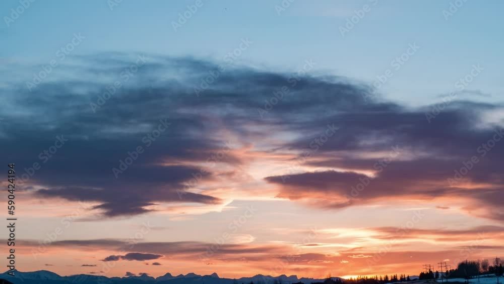 colorful sunset landscape. sunlight shines on clouds in heavenly sky evening. panoramic aerial view. pastel blue space at the top of the air. peaceful sweet moment of nature. time lapse footage 4k. colorful sunset landscape. sunlight shines on clouds in heavenly sky evening. panoramic aerial view. pastel blue space at the top of the air. peaceful sweet moment of nature. time lapse footage 4k.