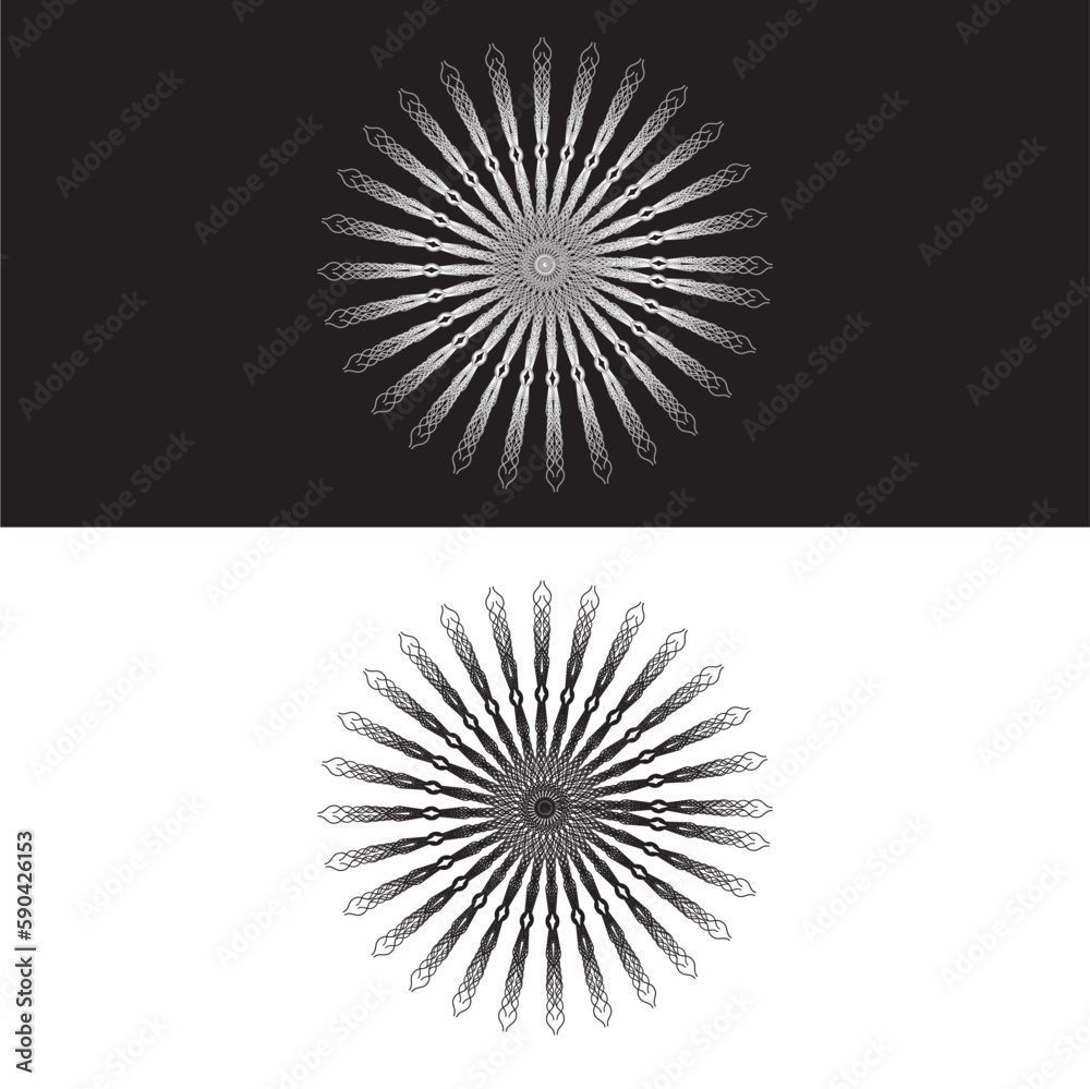 Obraz premium set of elements shine