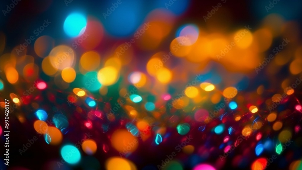 colorful bokeh iluminations