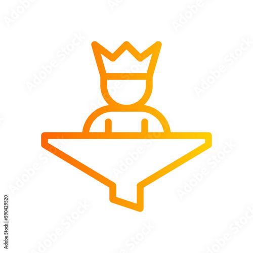 selective gradient icon