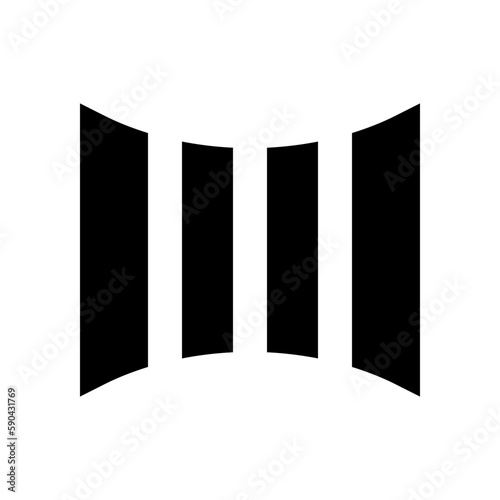 panorama glyph icon