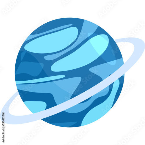 Uranus Planet Illustration