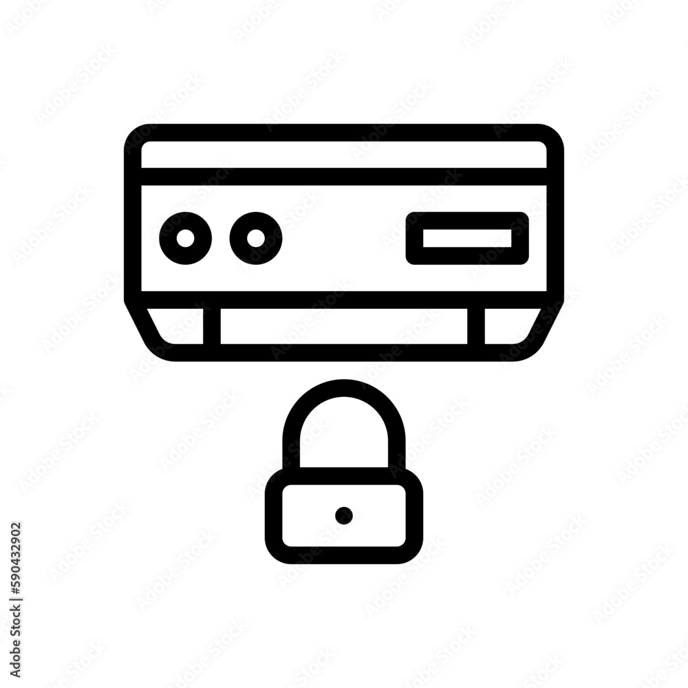 lock line icon lock line icon