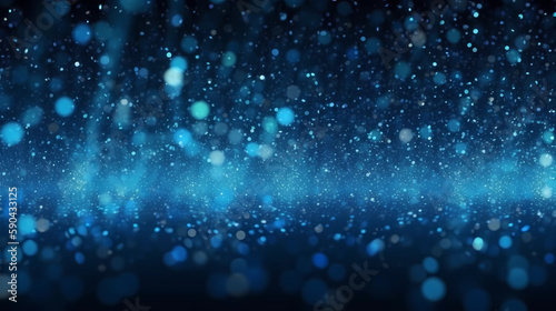 Blue glitter shimmer explosion pattern abstract © Budairomi