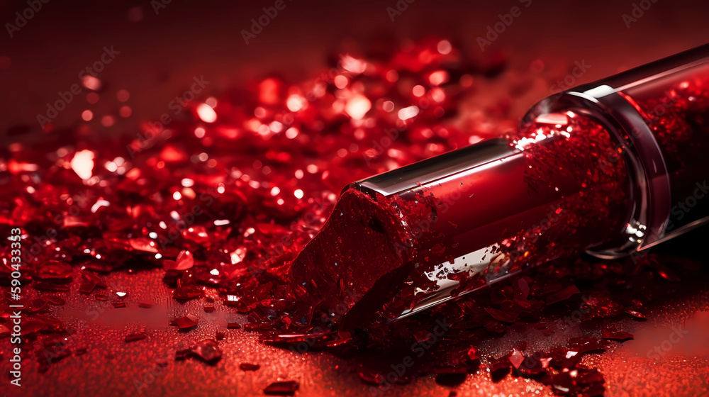 Fototapeta premium abstract red glitter texture