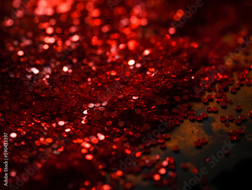 abstract red glitter texture