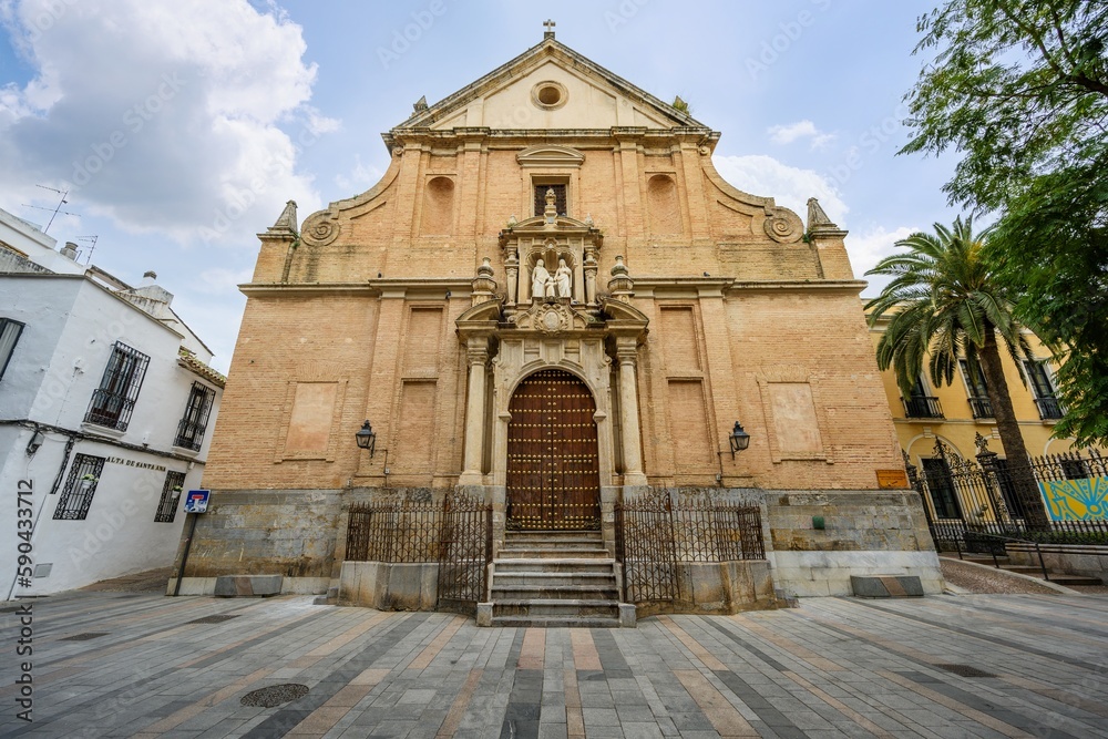 Cordoba, Spain - church of Saint Anne - Iglesia de Santa Ana