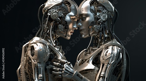 ロボットと人間の恋愛・友情（Generative AI） 
