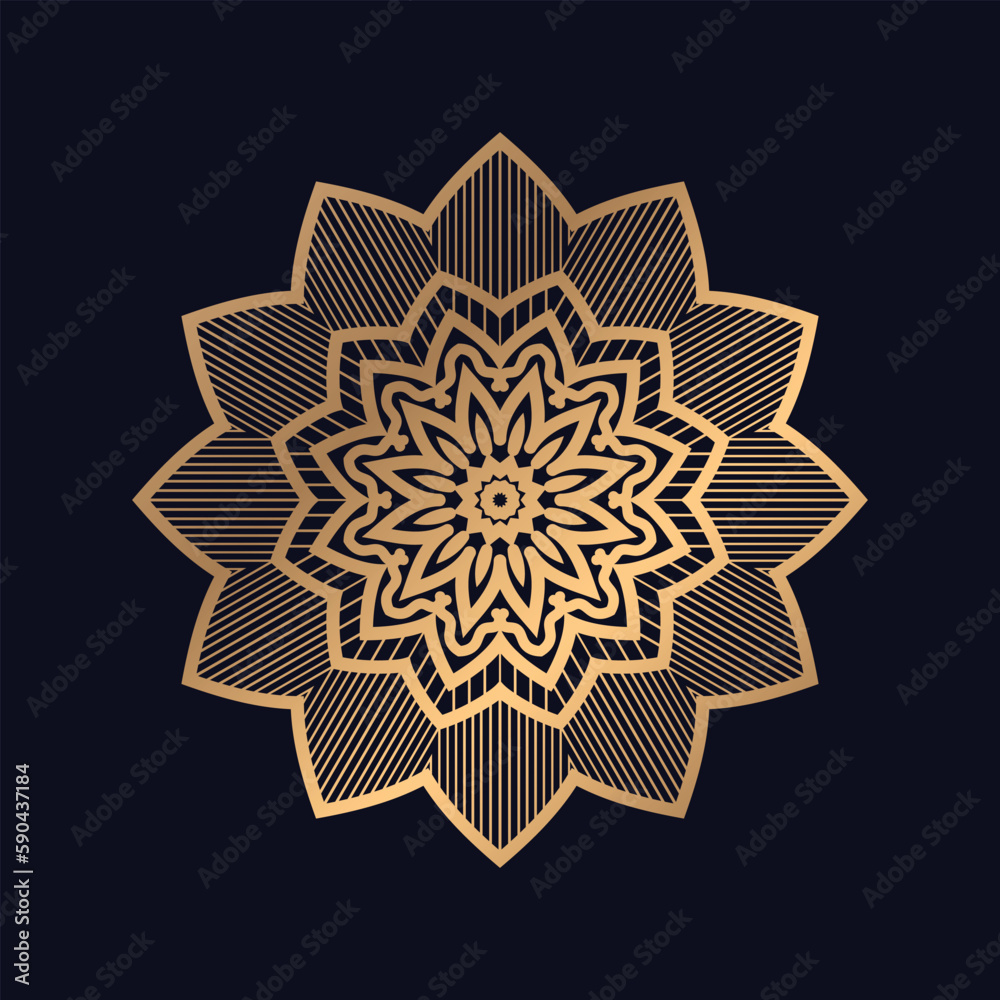 Elegant ornamental mandala background design