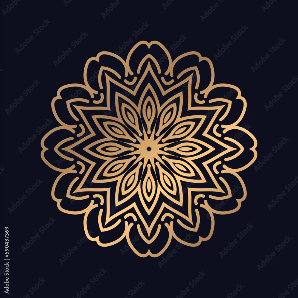 luxury ornamental mandala design background
