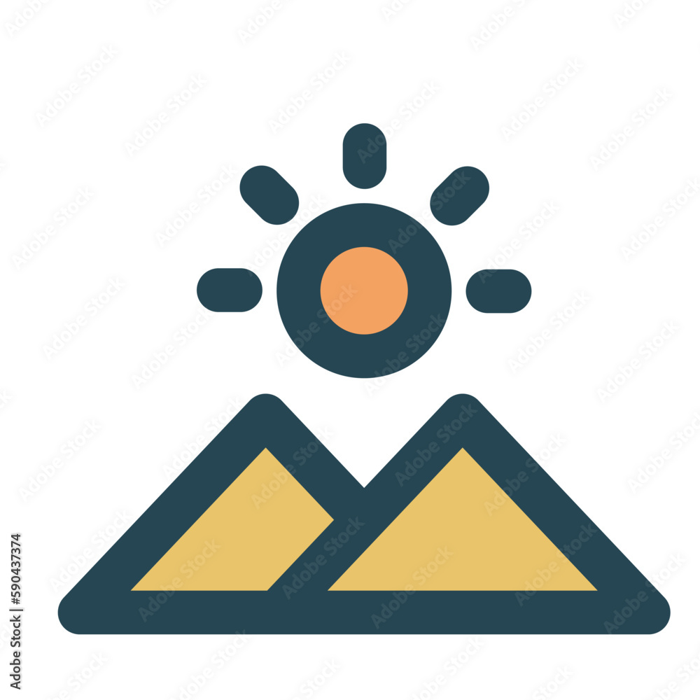 sunrise of ramadan month fill icon set sunrise of ramadan month fill icon set