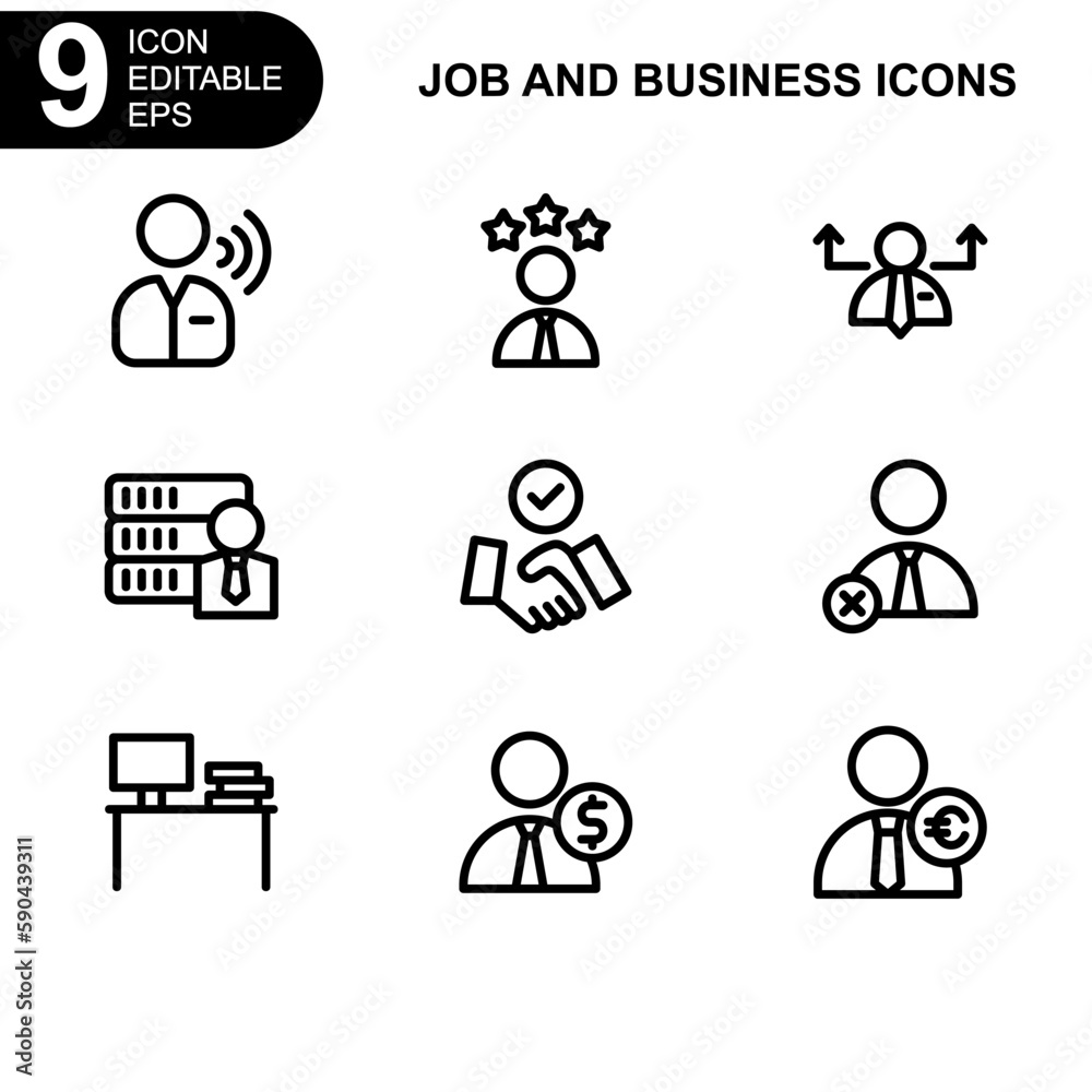 job and business icon or logo isolated sign symbol vector illustration - high quality black style vector icons
job and business icon or logo isolated sign symbol vector illustration - high quality black style vector icons