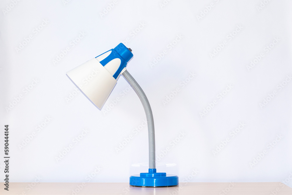 Table lamp for study on white background isolate Table lamp for study on white background isolate
