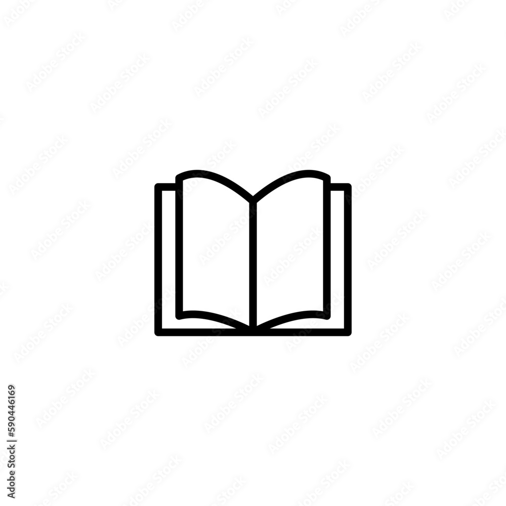 open book icon vector design templates open book icon vector design templates