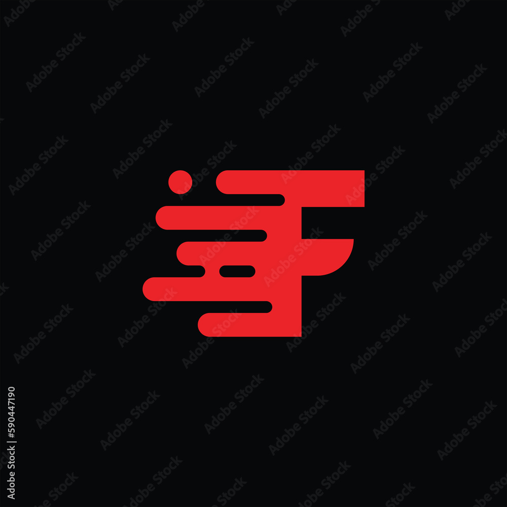 f initial logo design icon template f initial logo design icon template