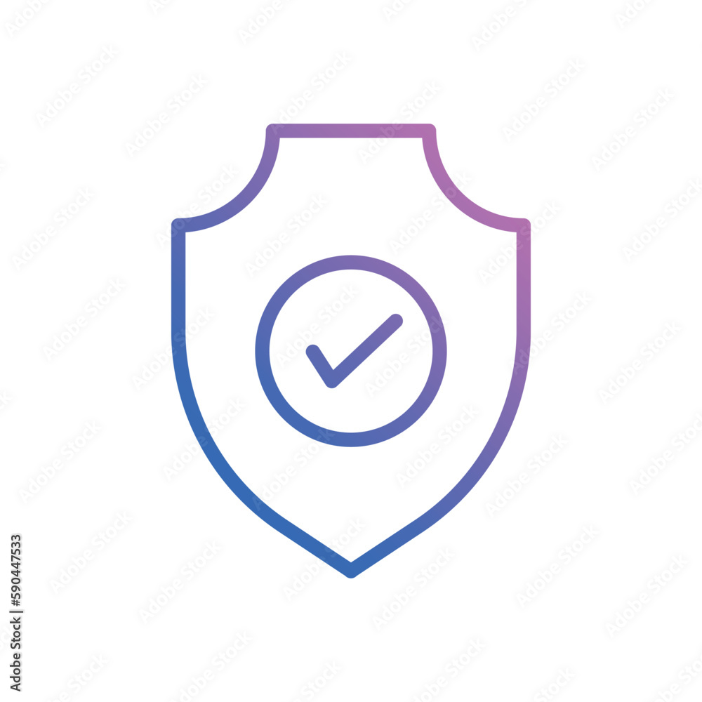 Security Shield icon vector stock. Security Shield icon vector stock.