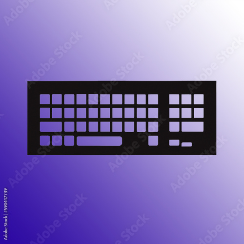Computer hardware keyboard, one of which is hardware such as keyboards, personal computer monitors and others