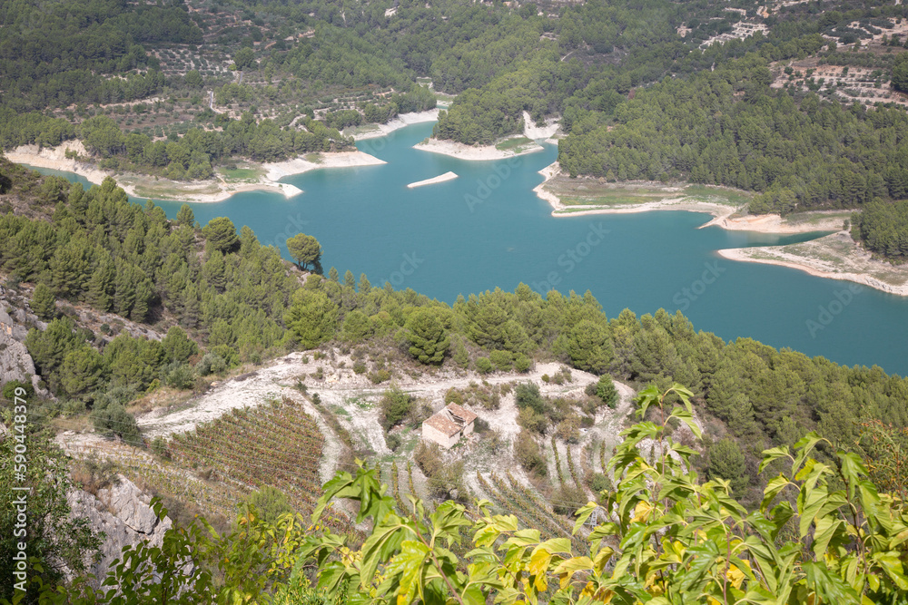 Reservoir at Guadalest; Alicante; Spain