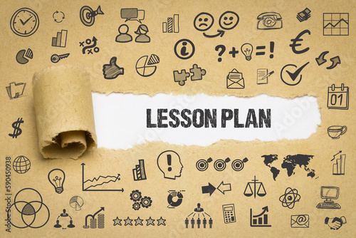 Obraz na płótnie Lesson Plan 