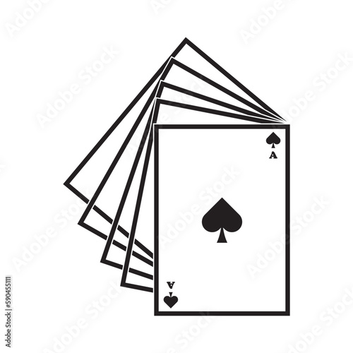 Casino icon vector