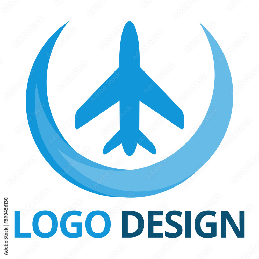Plane travel Logo design vector Plane travel Logo design vector
