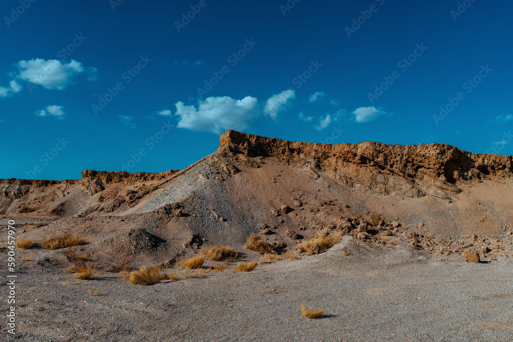 Sand and gravel quarry, Kyrgyzstan
