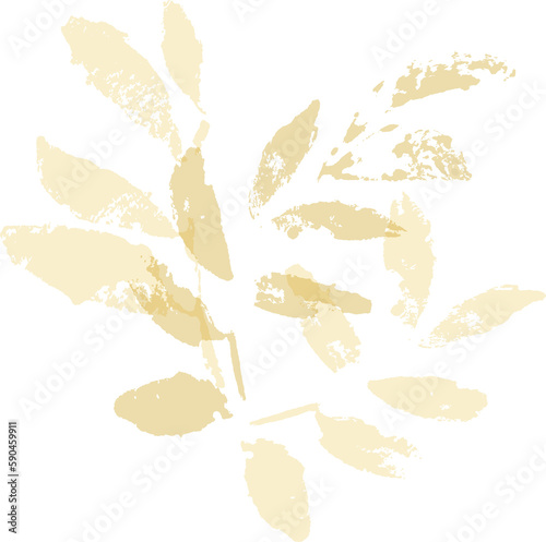 Set of Autumn Leaves Isolated