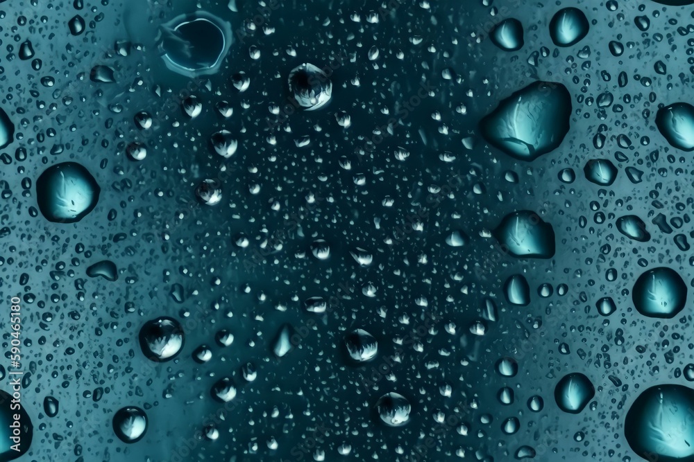 Water drops on glass, background, Tile effect, mosaic. Wallper texture. ai generated.