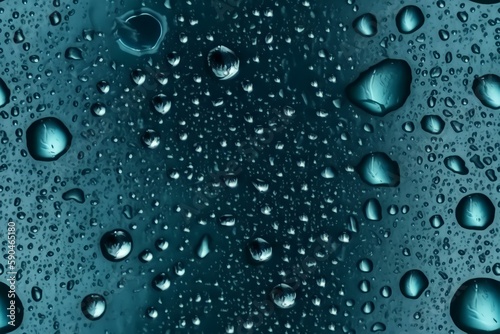 Water drops on glass, background, Tile effect, mosaic. Wallper texture. ai generated.