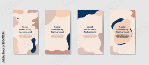 Abstract Illustration background design with pastel color 