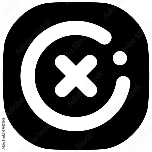 cancel glyph icon